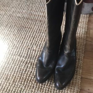 Frye brown tall boots